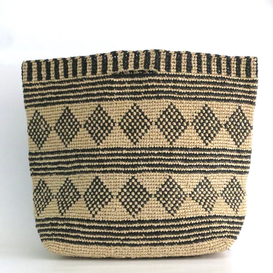 Extra Large Diamond Woven Tote